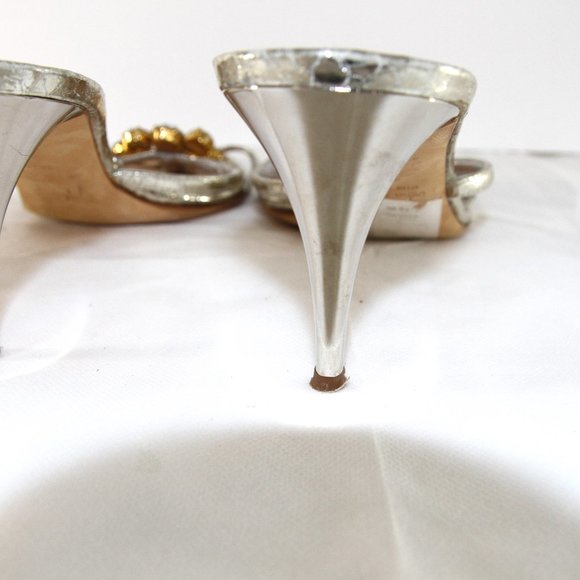 Giuseppe Zanotti Design 39.5 crystal embellished sandal heels coquette soft girl - Picture 6 of 9